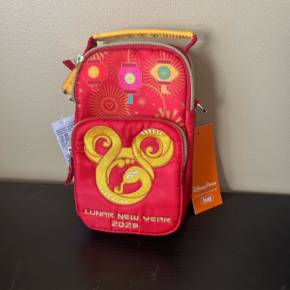 Disney parks Lug DCA Red Lunar New Year 2025 Skeeter Crossbody Year of the Snake